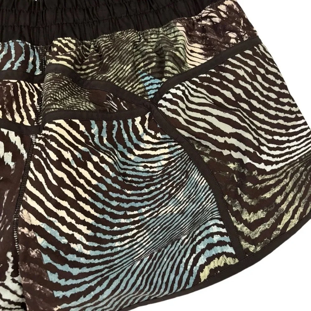 LULULEMON SEAWHEEZE SHORTS TRACKER III 4" SECRET SOCIETY TOFINO TEAL SIZE 12 - Picture 7 of 8